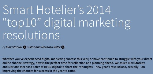 Hotel Yearbook 2014 Digital Trends