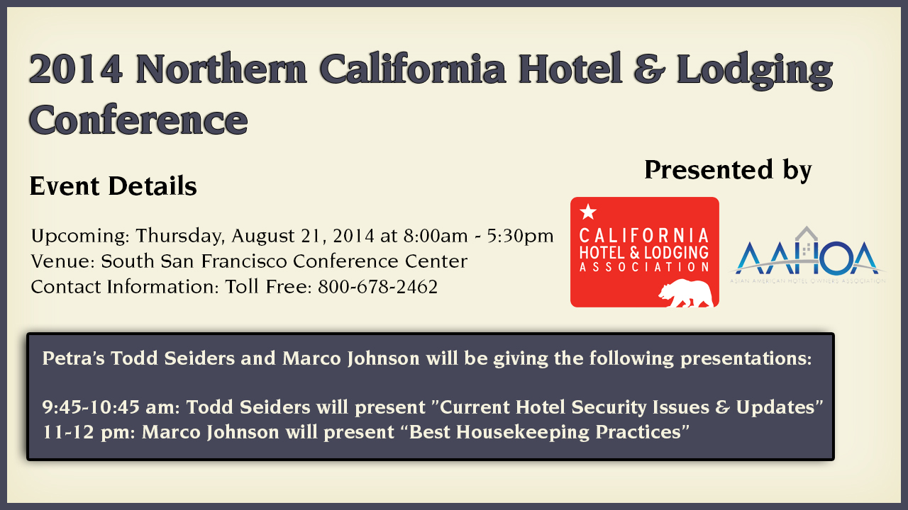 2014 Northern California Hotel & Lodging Conference